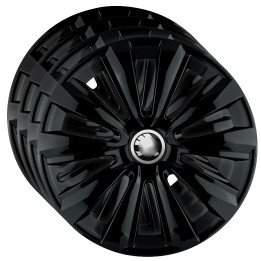 Kołpaki 16 cali do Skoda PREMIUM Delta Black (Komplet 4 sztuki)