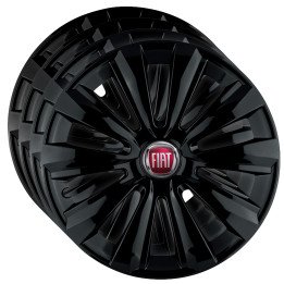 Kołpaki 15 cali do Fiat PREMIUM Delta Black (Komplet 4 sztuki)