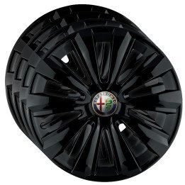 Kołpaki 15 cali do Alfa Romeo PREMIUM Delta Black (Komplet 4 sztuki)