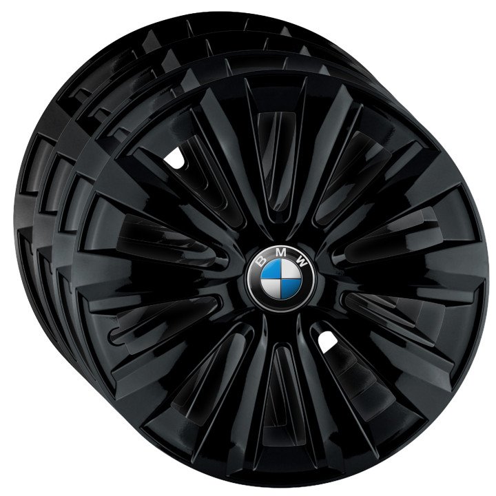 Kołpaki 14 cali do BMW PREMIUM Delta Black (Komplet 4 sztuki)