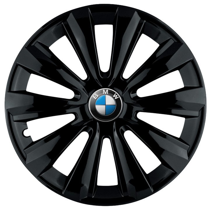 Kołpaki 14 cali do BMW PREMIUM Delta Black (Komplet 4 sztuki)