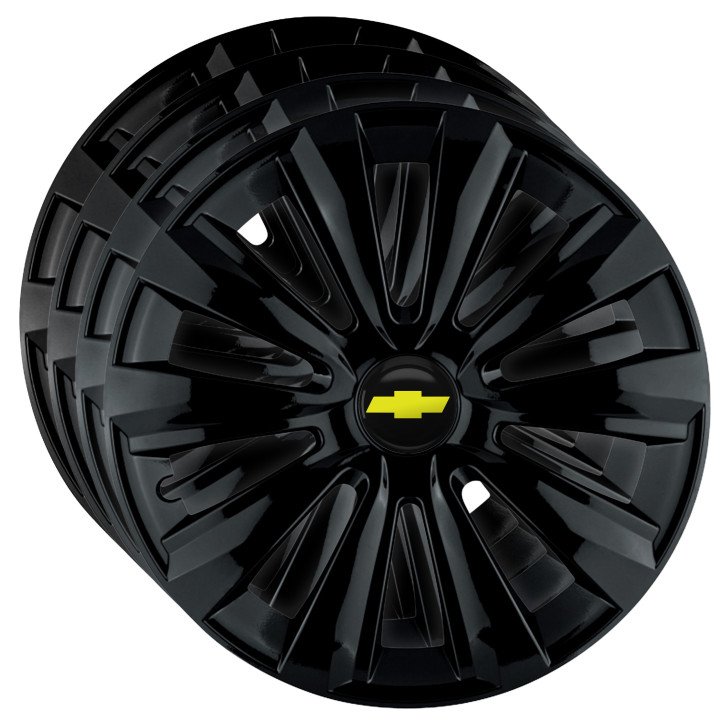 Kołpaki 15 cali do Chevrolet PREMIUM Delta Black (Komplet 4 sztuki)