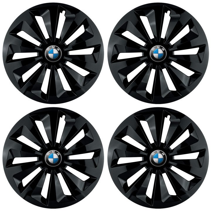 Kołpaki 15 cali do BMW PREMIUM Fame Ring Black (Komplet 4 sztuki)