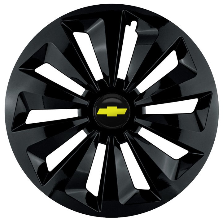 Kołpaki 16 cali do Chevrolet PREMIUM Fame Ring Black (Komplet 4 sztuki)