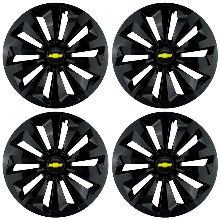 Kołpaki 15 cali do Chevrolet PREMIUM Fame Ring Black (Komplet 4 sztuki)