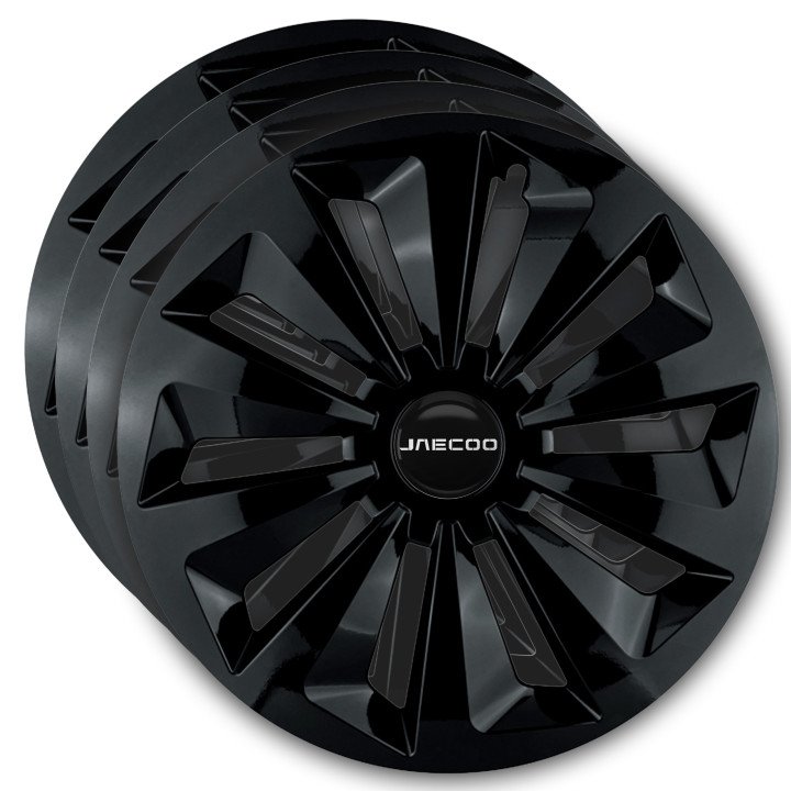 Kołpaki 15 cali do Jaecoo PREMIUM Fame Ring Black (Komplet 4 sztuki)