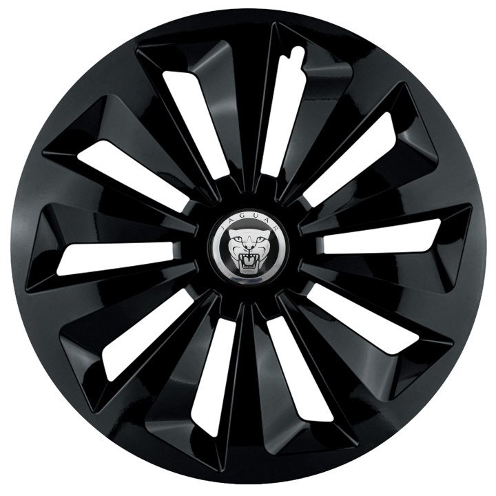 Kołpaki 15 cali do Jaguar PREMIUM Fame Ring Black (Komplet 4 sztuki)