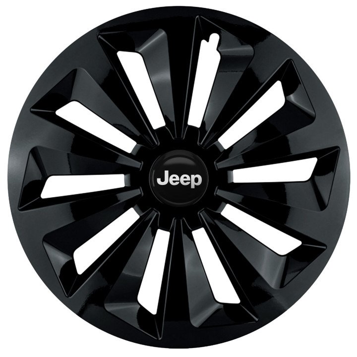 Kołpaki 14 cali do Jeep PREMIUM Fame Ring Black (Komplet 4 sztuki)