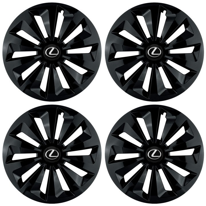 Kołpaki 14 cali do Lexus PREMIUM Fame Ring Black (Komplet 4 sztuki)