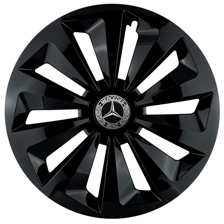Kołpaki 14 cali do Mercedes-Benz PREMIUM Fame Ring Black (Komplet 4 sztuki)