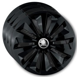 Kołpaki 14 cali do Skoda PREMIUM Fame Ring Black (Komplet 4 sztuki)